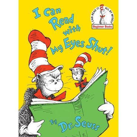 Special Offer! Dr. Seuss's Beginner Hardcover Book - I Can Read With My Eyes Shut