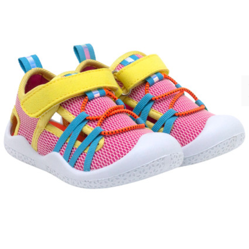 Robeez Light Pink Splash Quick - Dry Water Shoes for Baby Girls