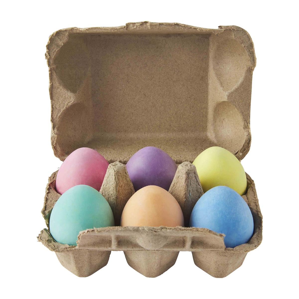 Spring Special! Mud Pie 6-Piece Egg-Shaped Sidewalk Chalk Set