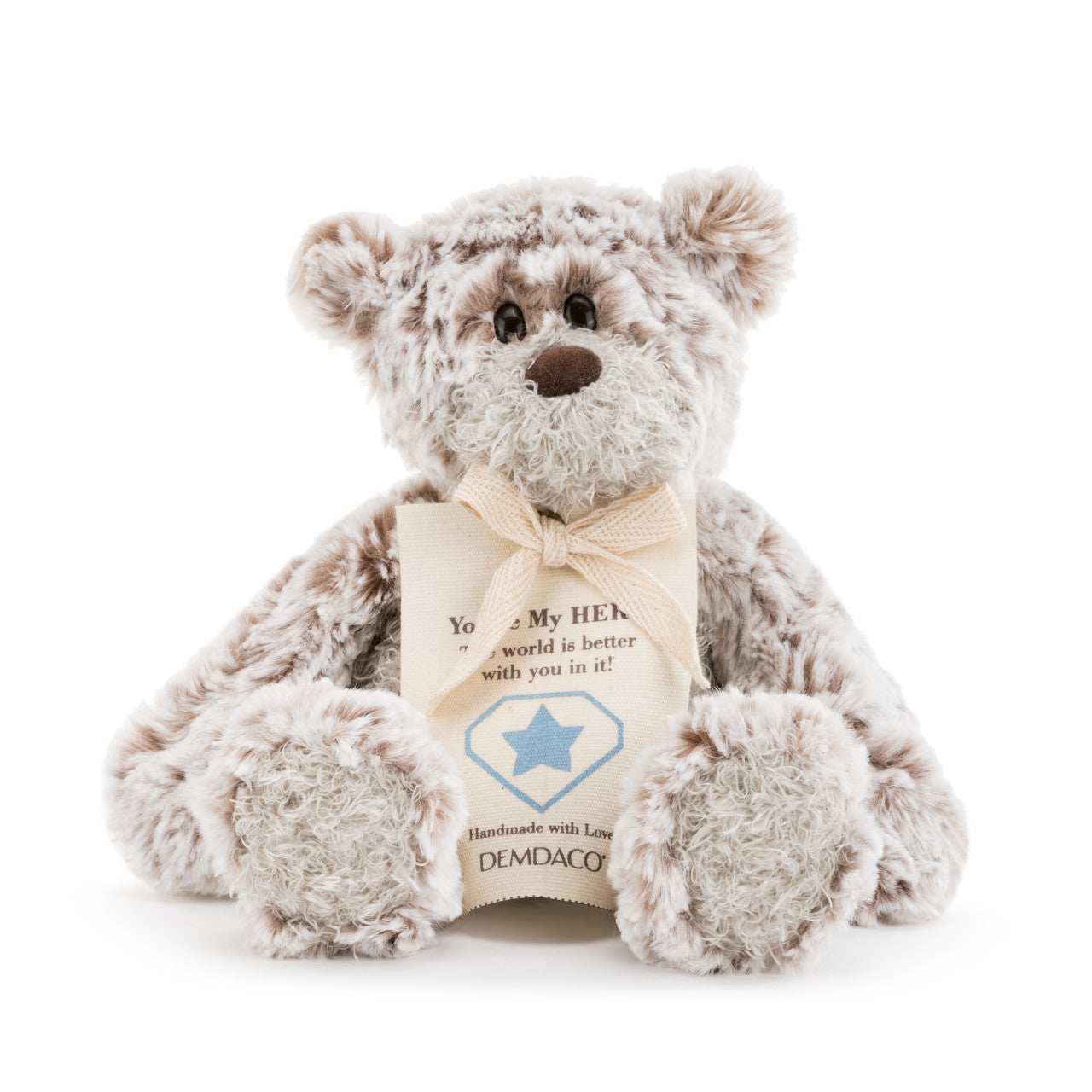Demdaco Adorable Mini Giving Bear - Hero with Special Message