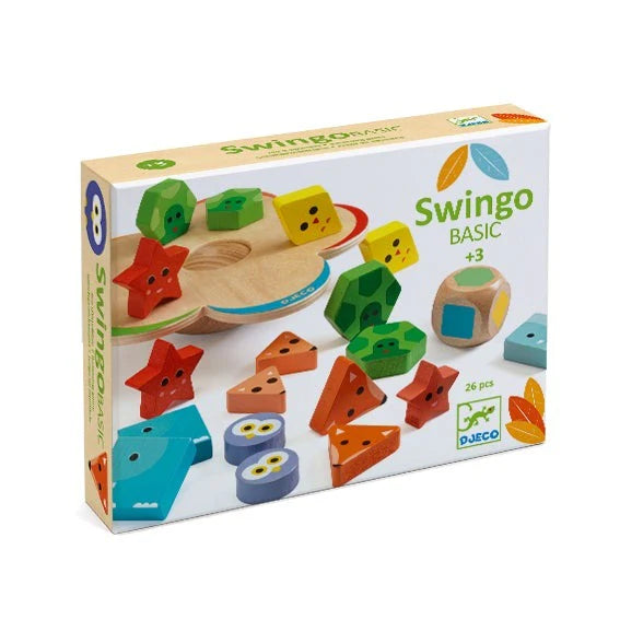 DJECO Swingo Basic: Fun Wooden Balancing Game for Kids