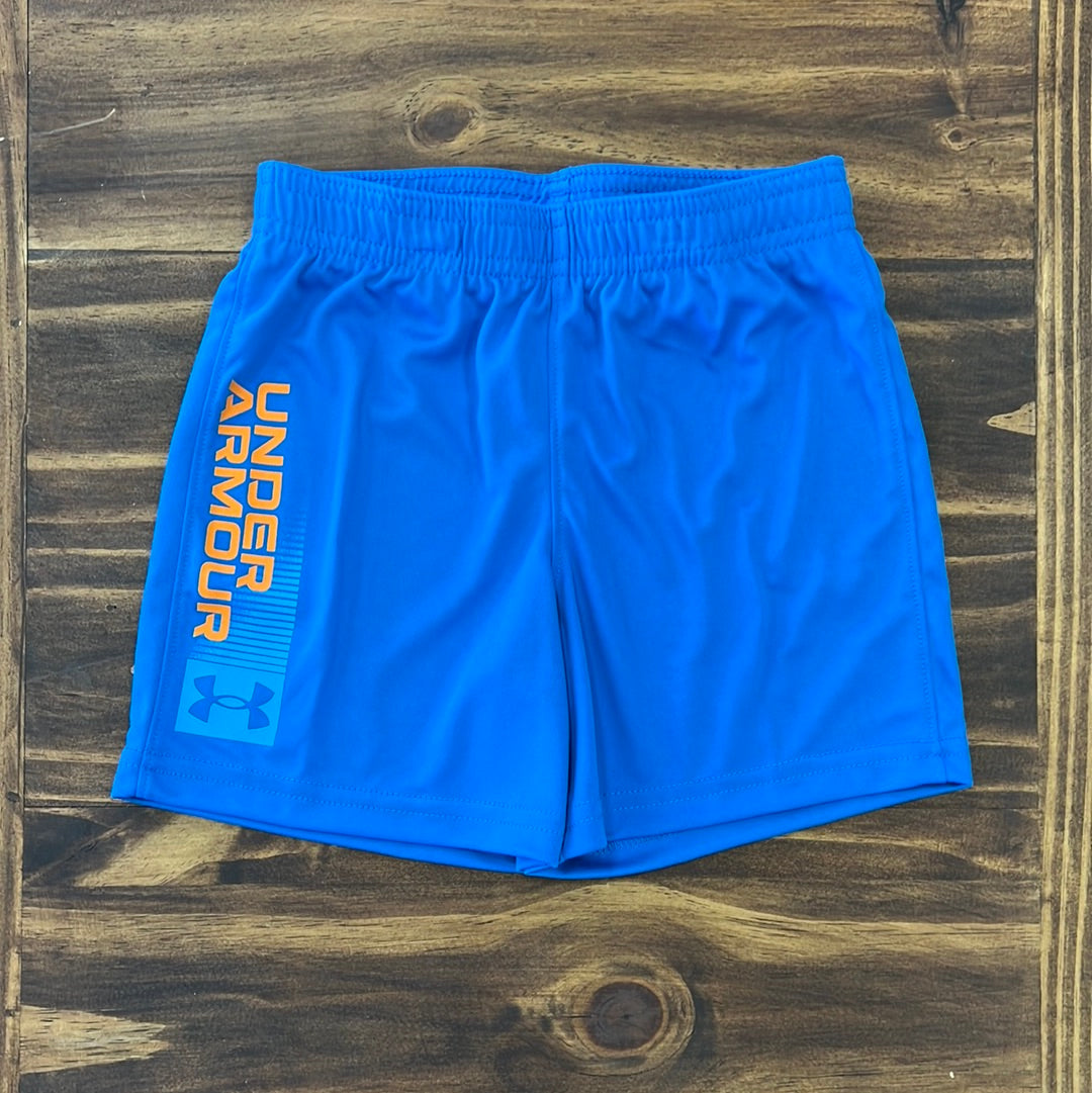Under Armour Boys' UA 3.0 Wordmark Shorts - Photon Blue (Hot Sale)