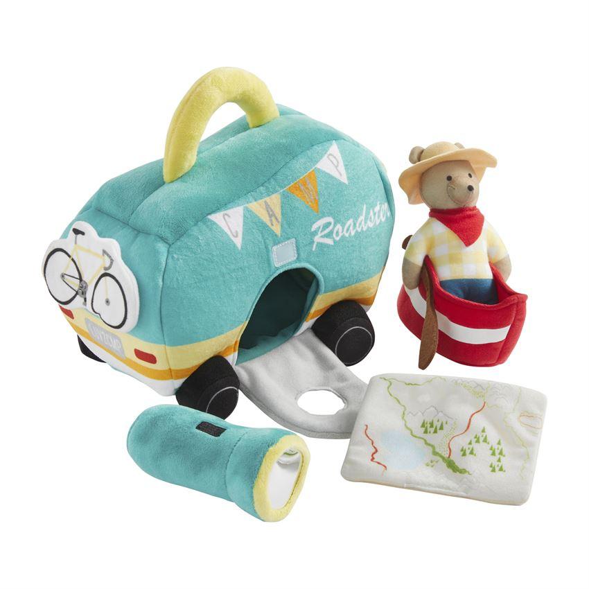 Hot Sale! Mud Pie Camping Themed Plush Interactive Play Set with 6 Pieces