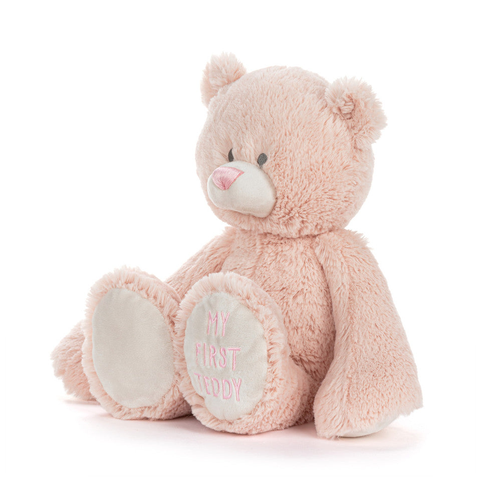 Demdaco Pink 16 - Inch My First Stuffed Teddy Bear, Ideal for Babies