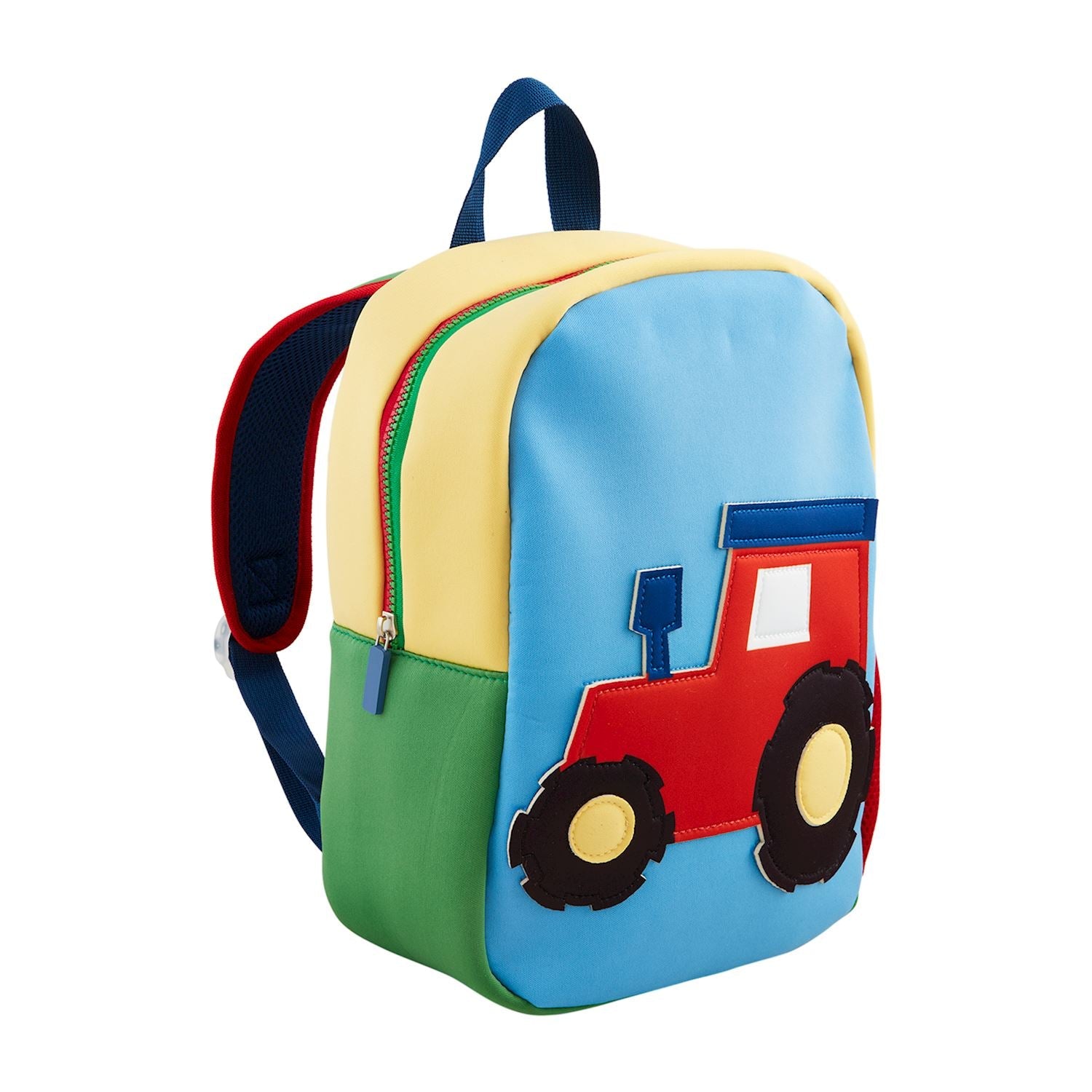 Tractor-themed Mud Pie Adjustable Neoprene Backpack