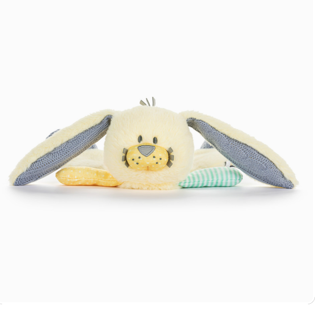 Demdaco Adorable Oddball Bunny Blanket with Quirky Charm