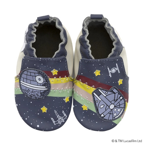 Robeez Star Wars™ Dark Blue Soft Soles - Rule the Galaxy, Limited Offer