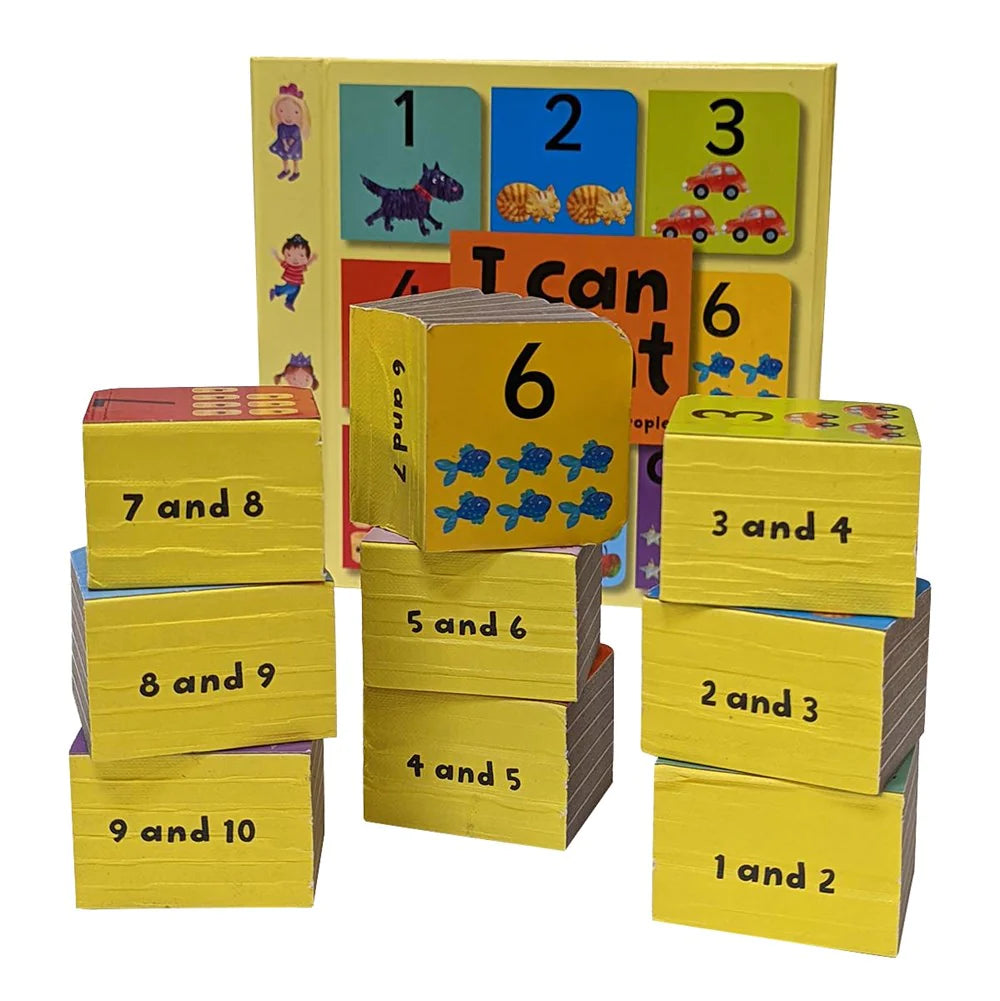 Hot Sale! Kane Miller's Set of 9 Mini Board Books: 'I Can Count' for Little Ones
