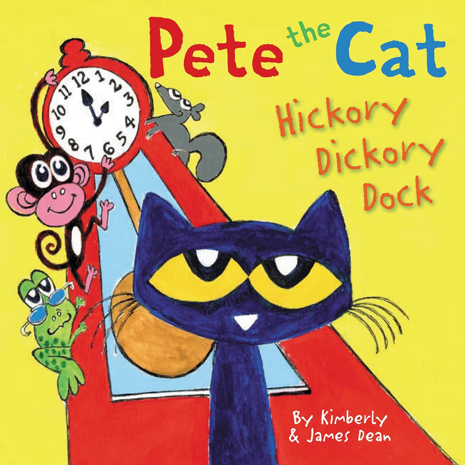 Hot Deal! Harper Collins' Pete the Cat: Hickory Dickory Dock Hardcover Children's Book