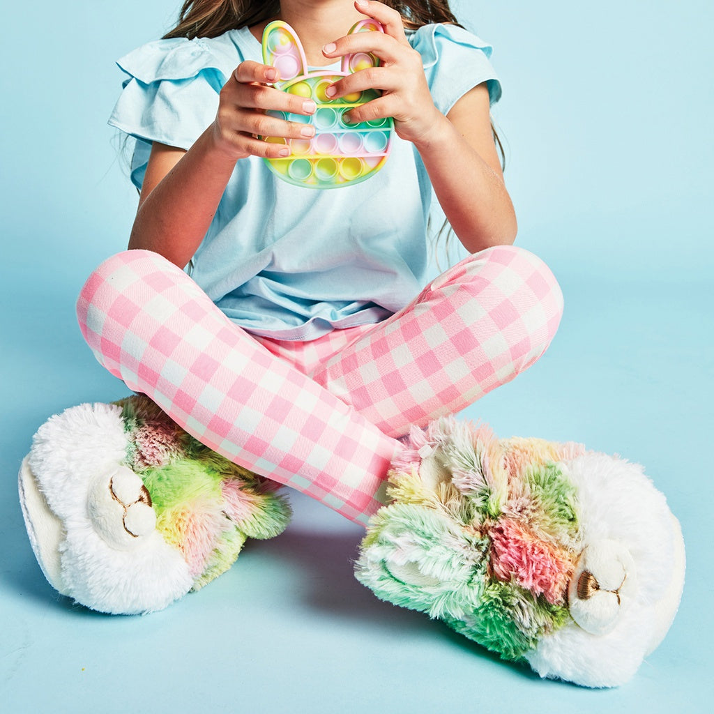Hot Sale! Iscream Bunny-themed Polyester Slippers for Children