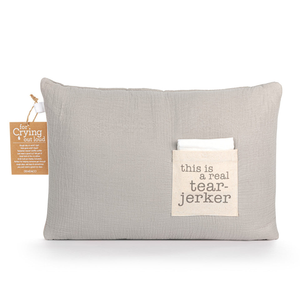 Demdaco Plush Comfort Cry Pillow - A Must - Have for Soul - Soothing Self - Care