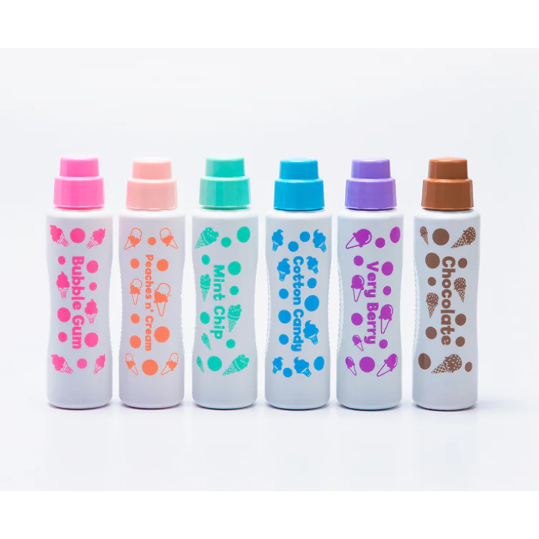 Hot Sale! 6-Count Do-A-Dot Art Washable Ice Cream Scented Dot Markers for Kids