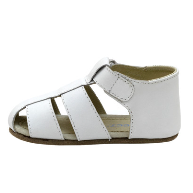 Hot Deal! Robeez White Lacey First Kick Sandals for Babies