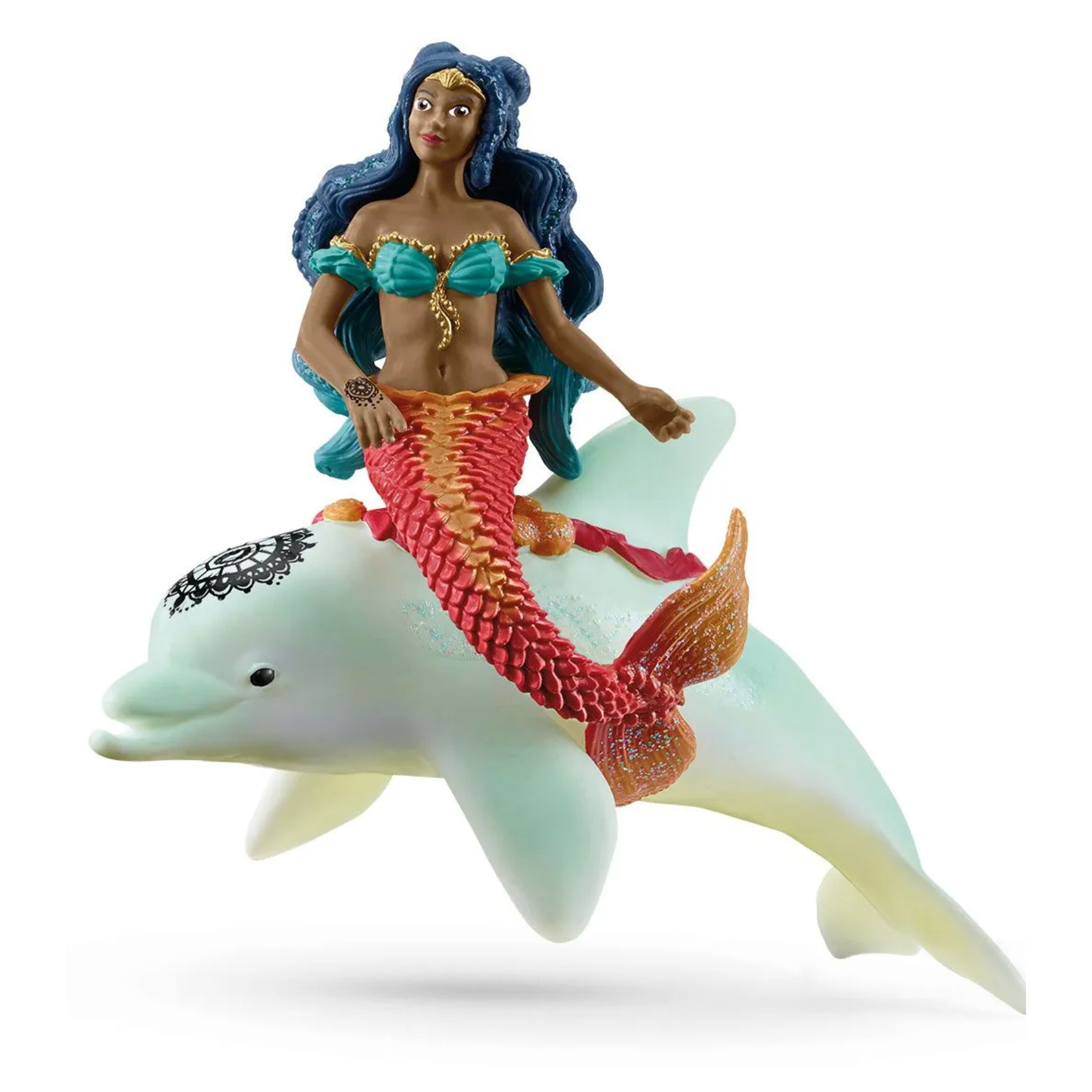 Hot! Schleich Bayala: Isabelle Riding Dolphin Toy Set