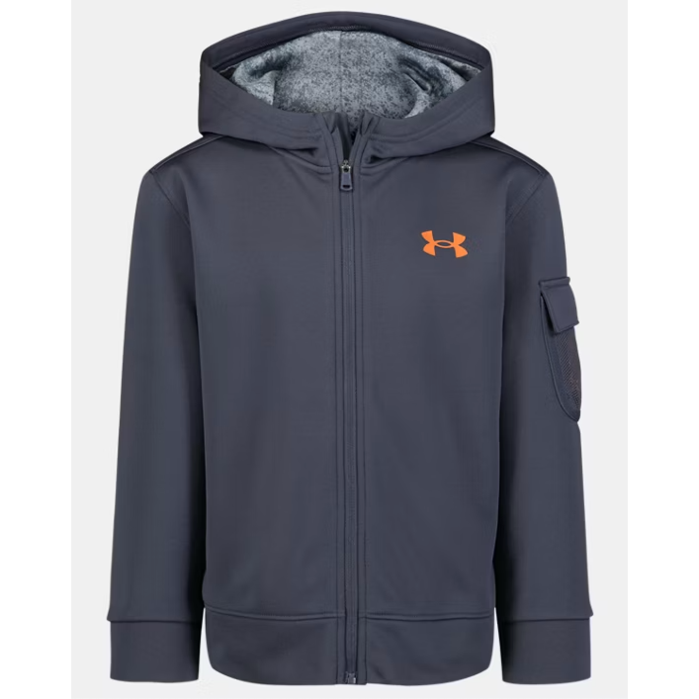 Under Armour Boys' Mesh Pocket Fleece Zip-Up Hoodie - Great Deal