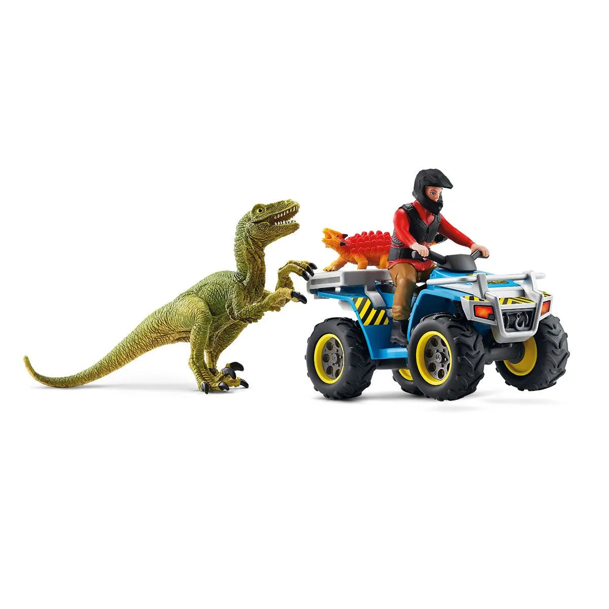 Schleich Dinosaur Play Set: Quad Breakout from Velociraptor