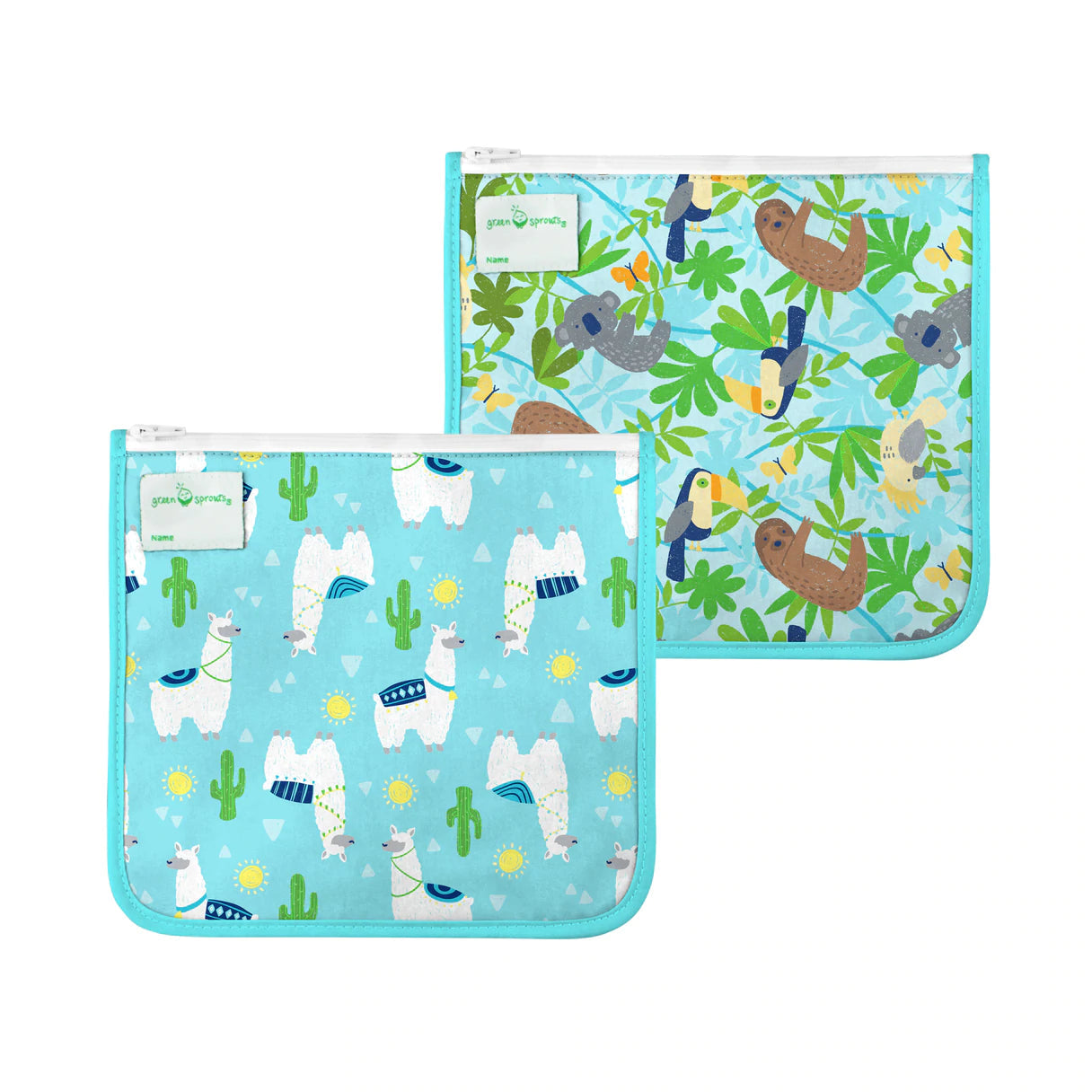 GREAT DEAL! 2-Pack Reusable Insulated Sandwich Bags for Babies, Toddlers & Adults