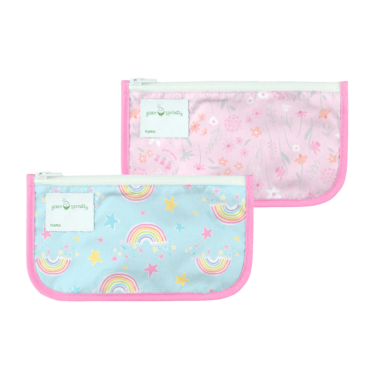 2-Pack Reusable Snack Bags: Safe, Convenient & Eco-Friendly