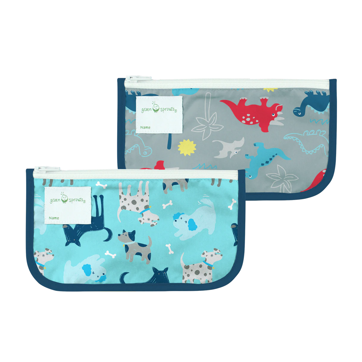 2-Pack Reusable Snack Bags: Safe, Convenient & Eco-Friendly
