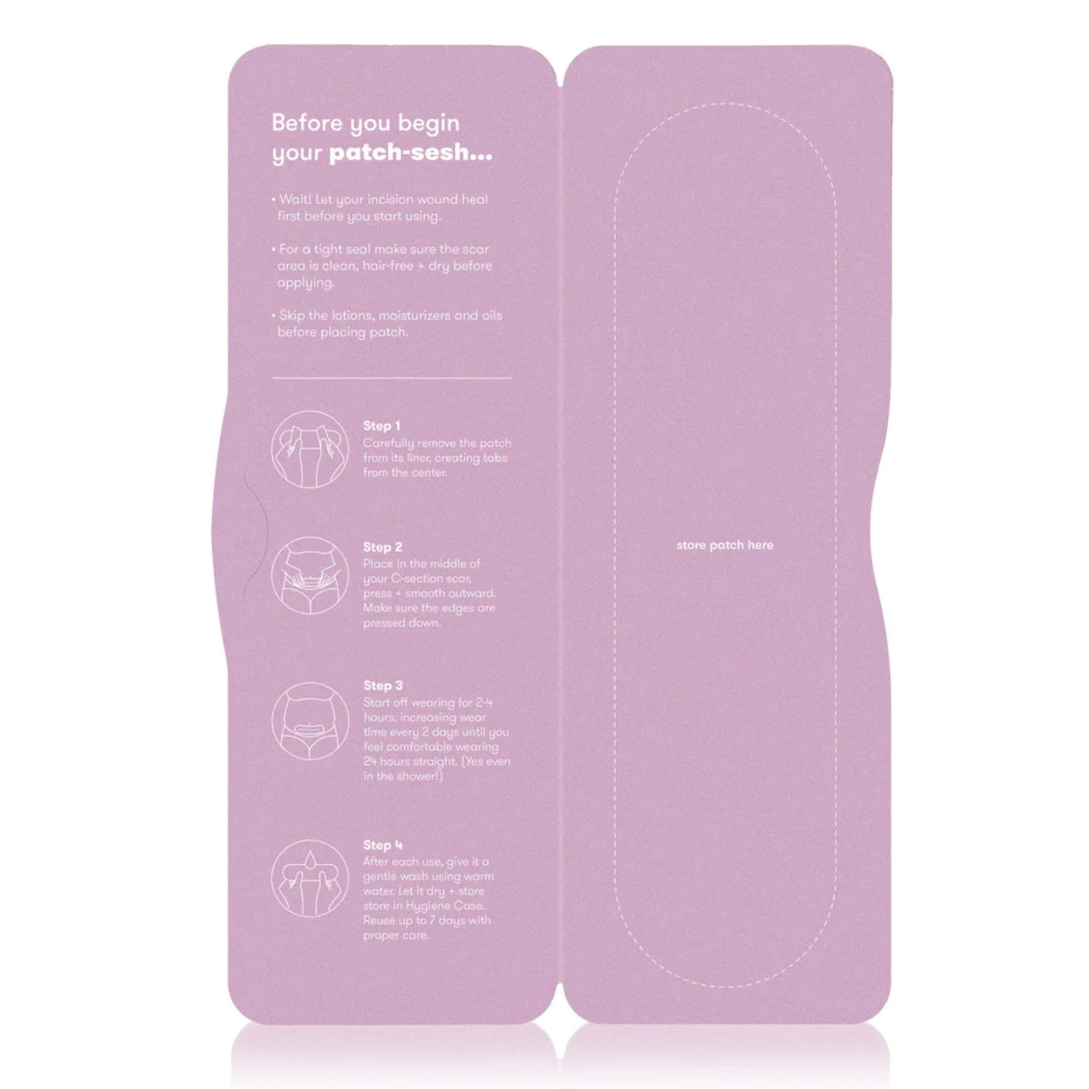 FridaMom Premium C-Section Silicone Scar Patches for Optimal Scar Care