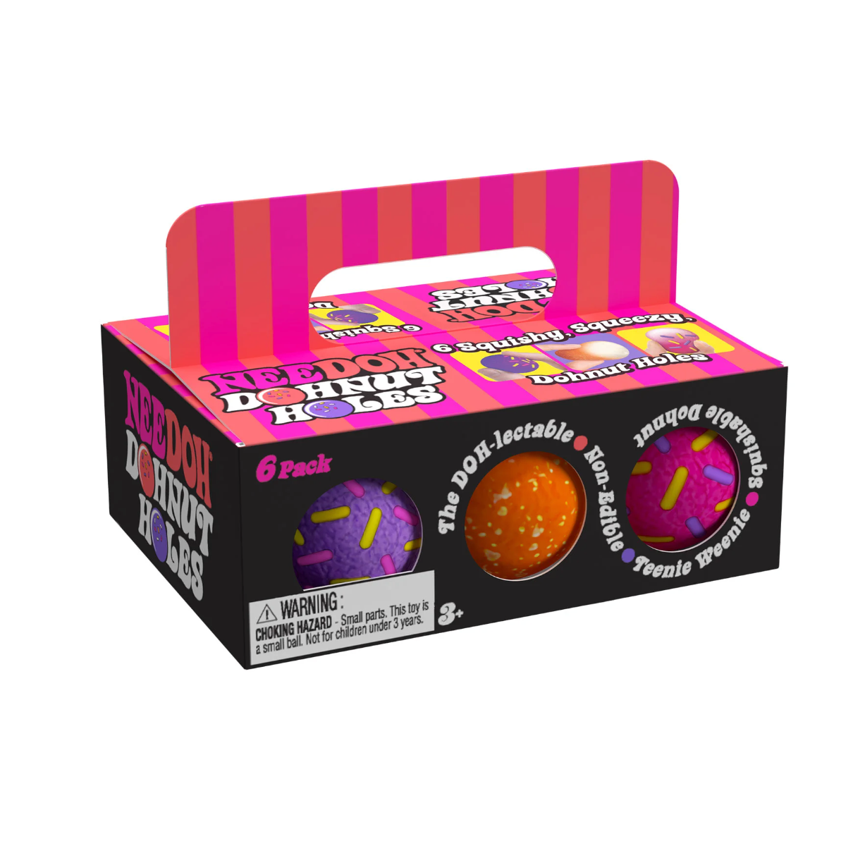 Schylling's Best-Selling Dohnut Holes Teenie NeeDoh - Ideal Sensory Toy for All Ages