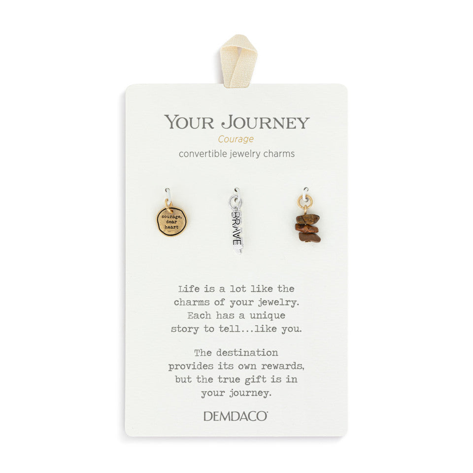 Demdaco Inspiring Courage Set of 3 Journey Charms