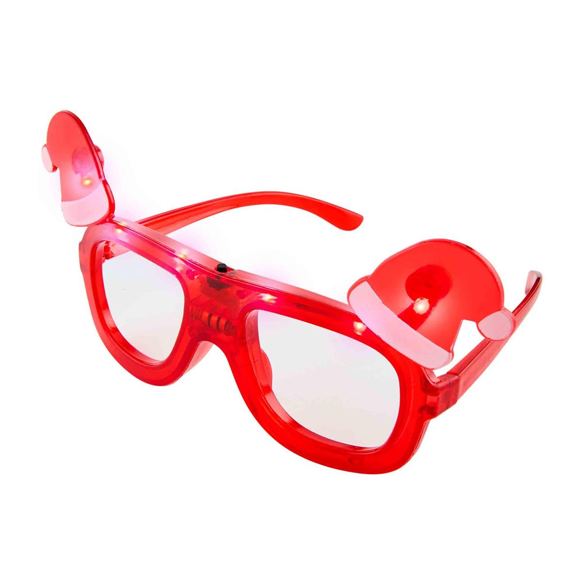 Mud Pie Safe LED Holiday Light - Up Glasses for All Ages