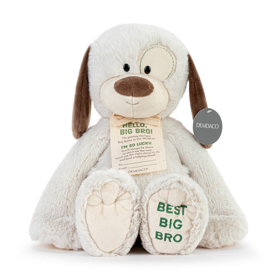 Hot Sale! 16 - inch Demdaco Plush Dog for Best Big Brothers