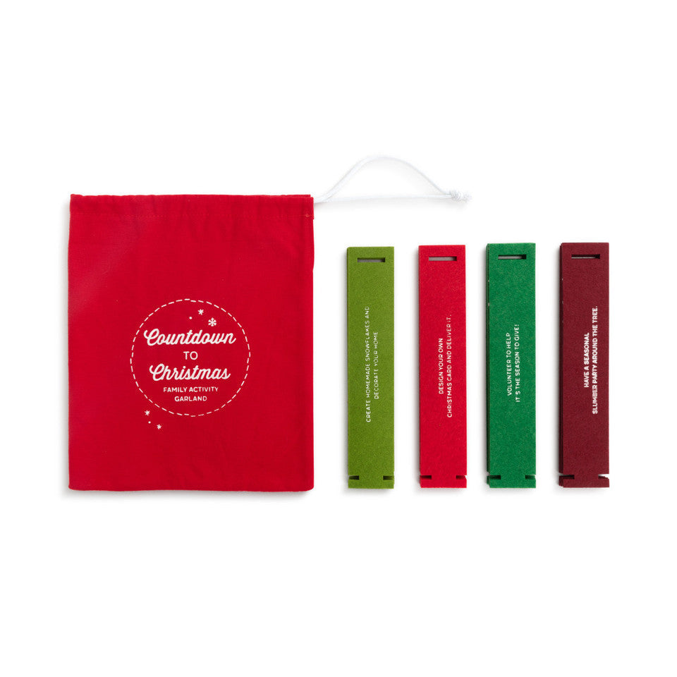 Demdaco Christmas Family Activity Countdown Chain - Festive Gift!