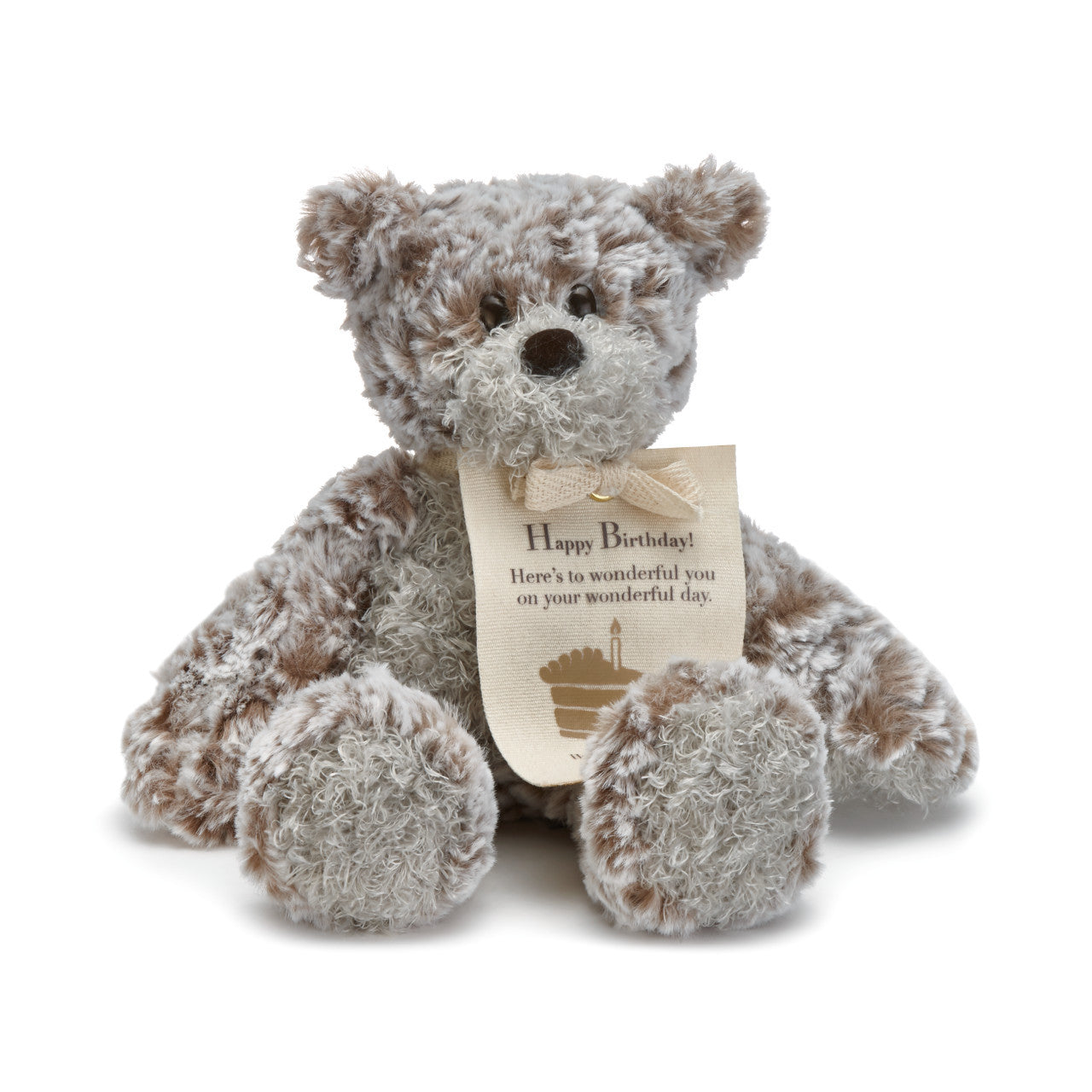 DEMDACO Soft Mini Giving Bear for Happy Birthday Celebrations