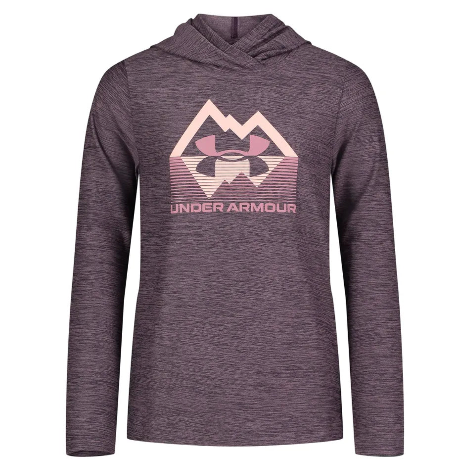 Hot Deal! Under Armour Girls' Misty Purple UA Stature Hooded Sweatshirt