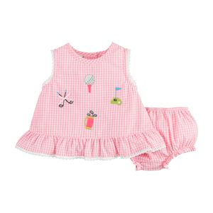 Hot Deal: Mud Pie Golf 2-Piece Pinafore Set