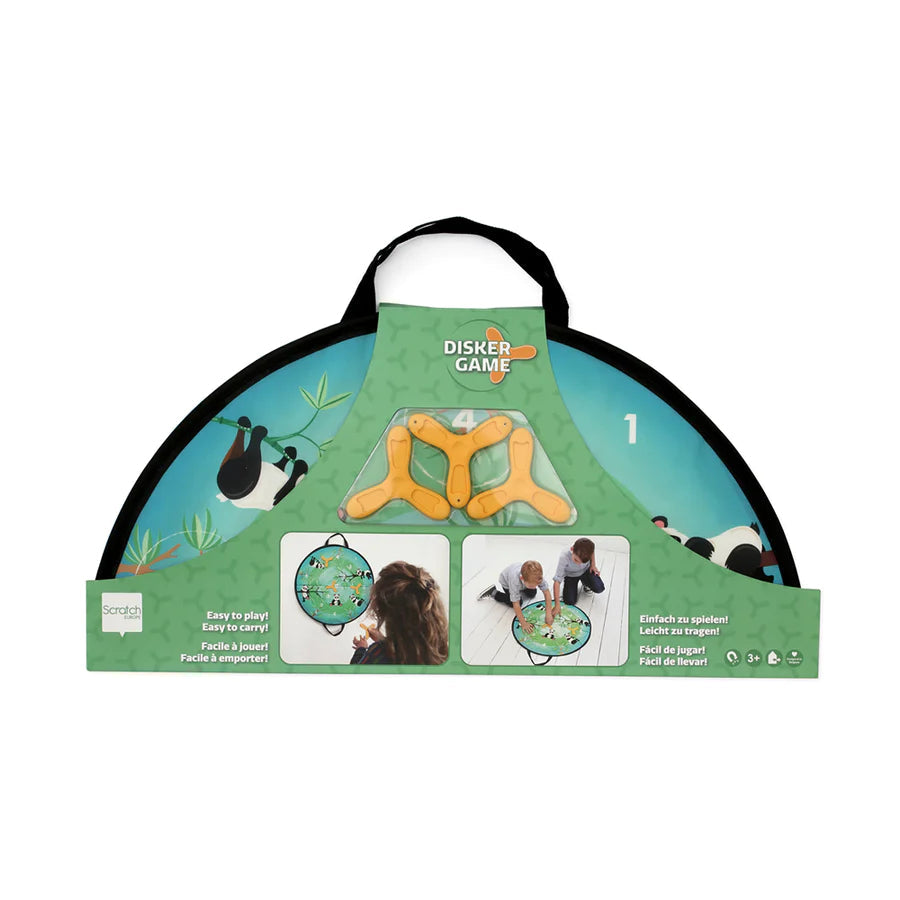 Hot Sale! Panda-themed Scratch Europe Magnetic Disk Tossing Game for Kids Aged 3+