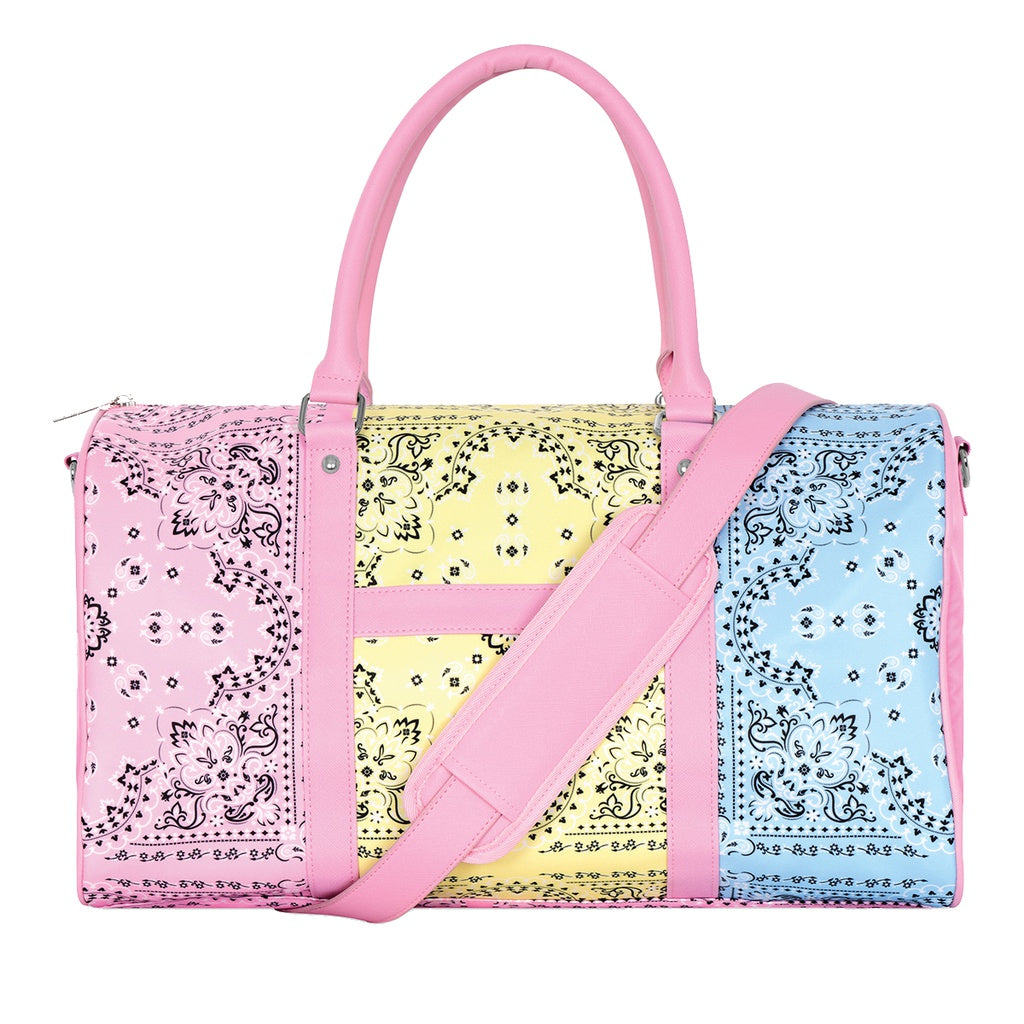 Hot Deal! Iscream Brandana Patchwork Style Duffel Bag for Travel and Daily Use