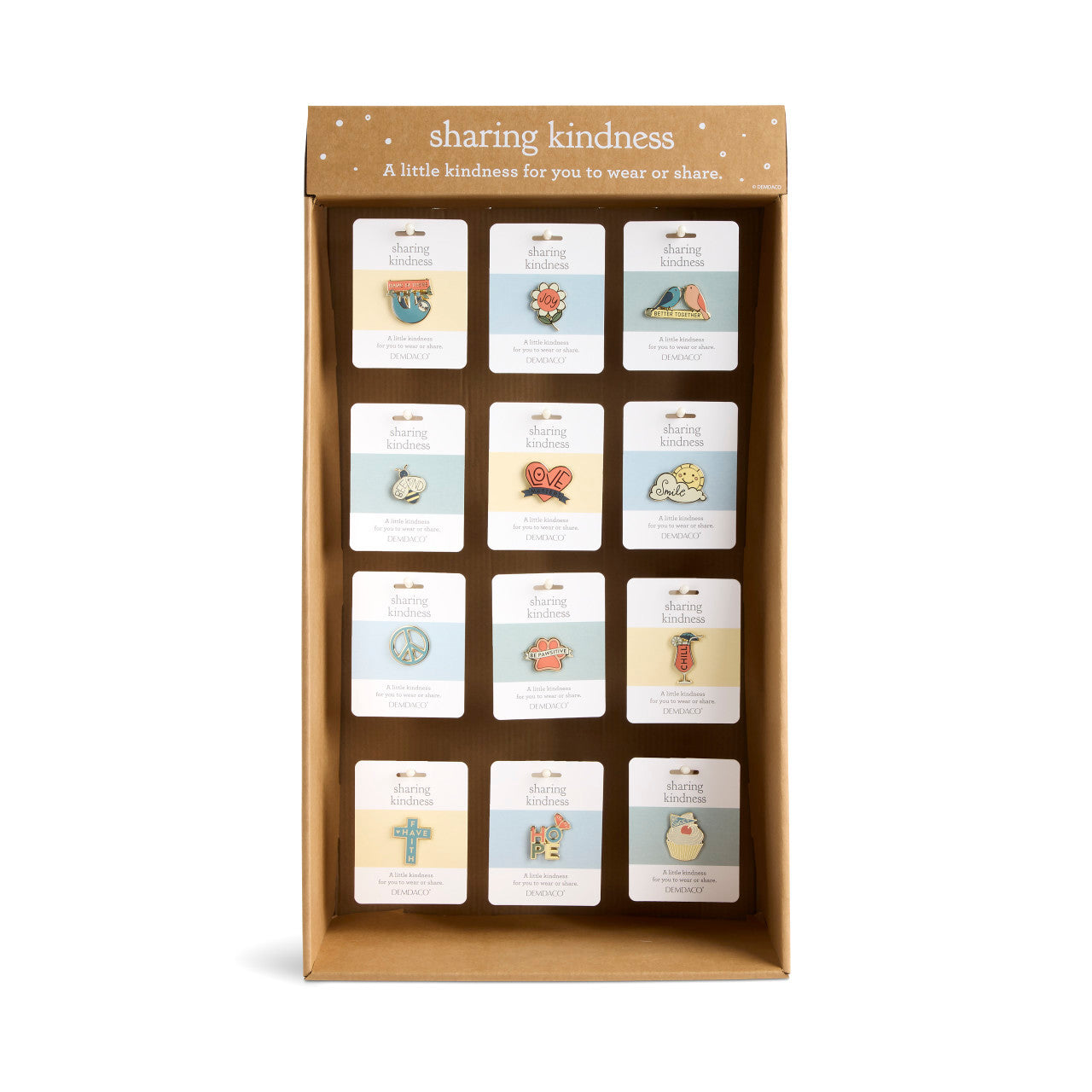 Demdaco Enamel Pins for Sharing Kindness on Special Occasions