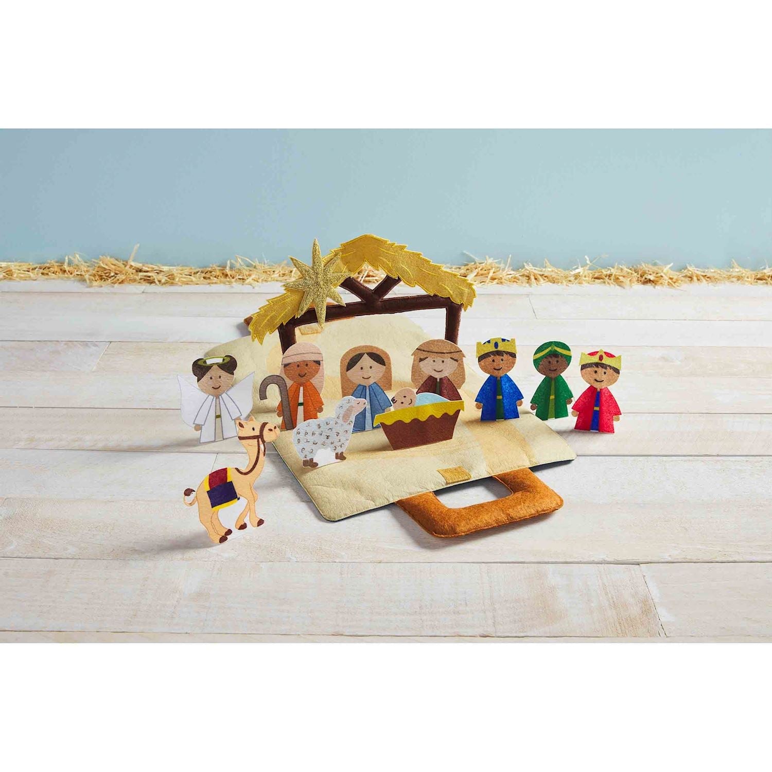 Mud Pie Nativity Plush Pouch Set - Great Deal!