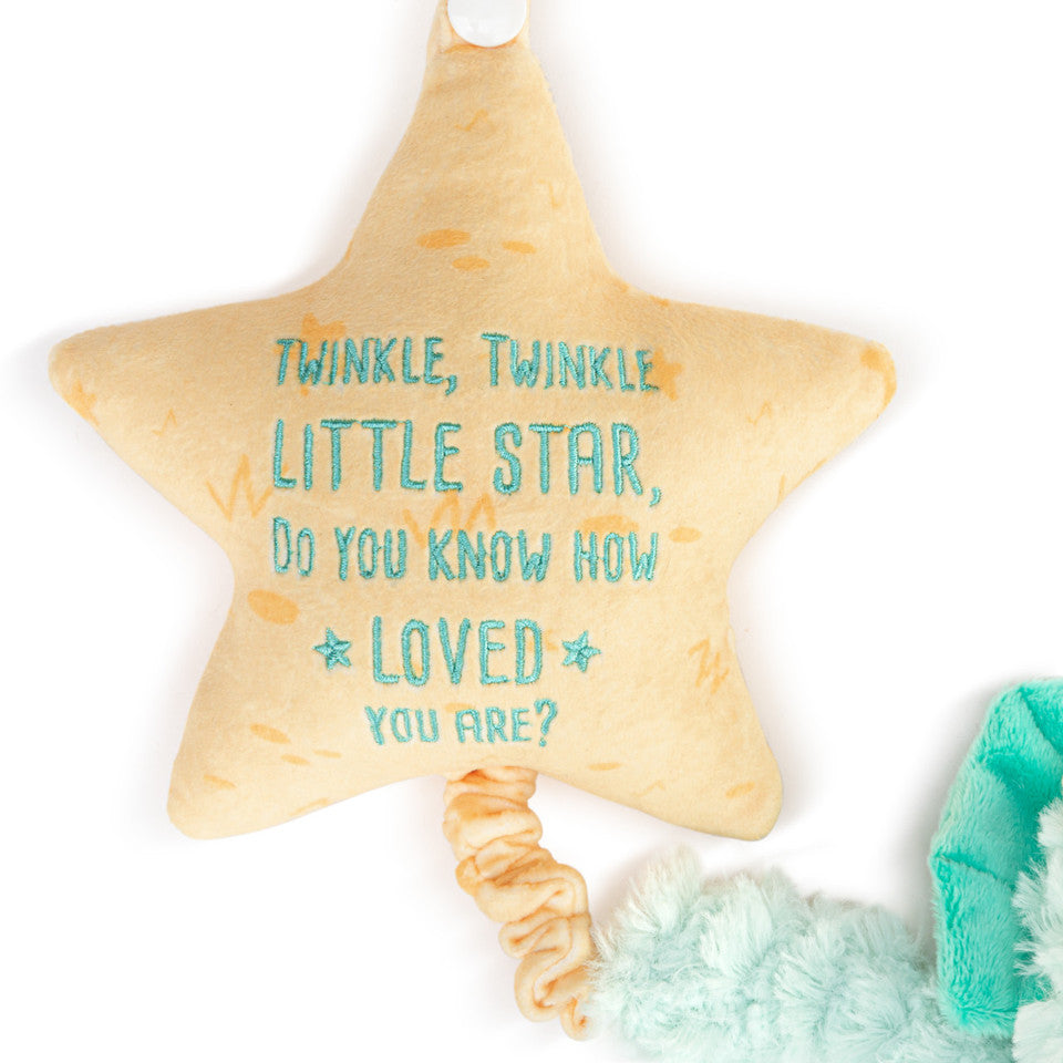 Demdaco Triceratops Musical Pull Toy - Ideal Gift