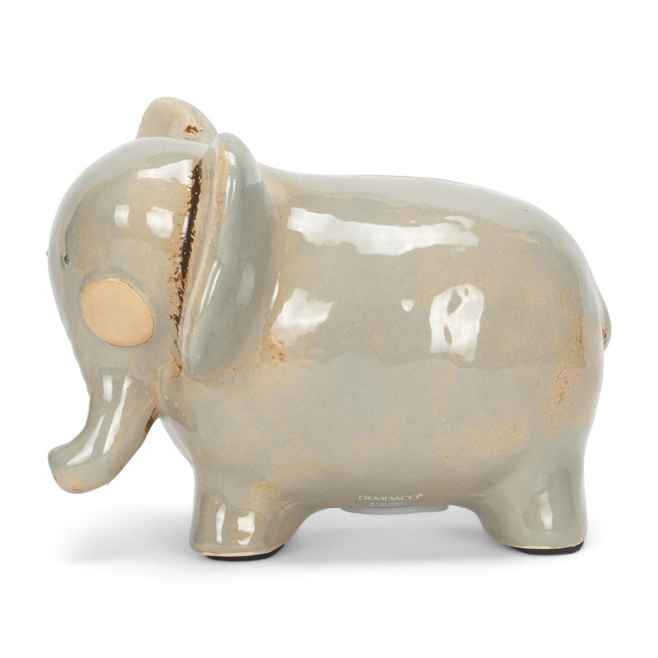 Hot Sale! Demdaco Elephant Bank from Lori Siebert's Noah's Ark Collection for Nursery Decor