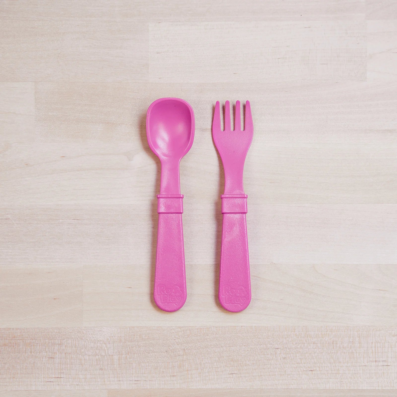 Re-Play Toddler-Friendly Recycled Utensil Set with Vibrant Colors