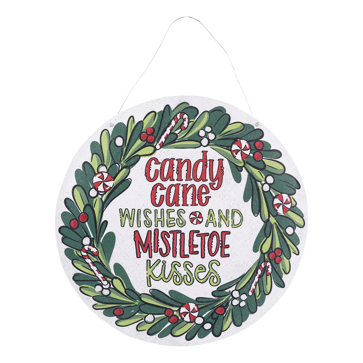 Glory Haus Reversible Burlap Burlee: Candy Cane Wishes & Fall Leaves - Double the Seasonal Fun