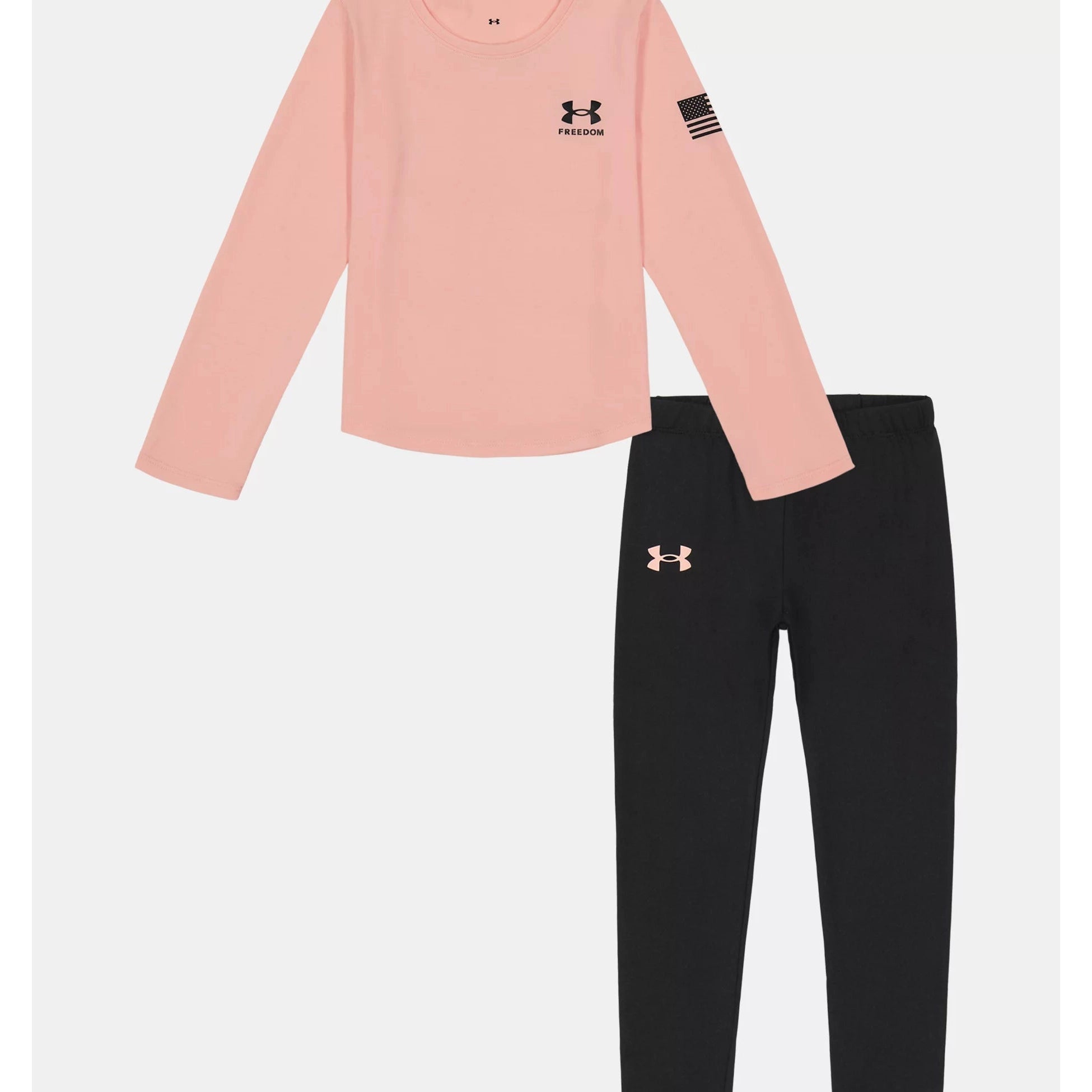 Under Armour Pink Fizz Girls' UA Freedom Flag Set