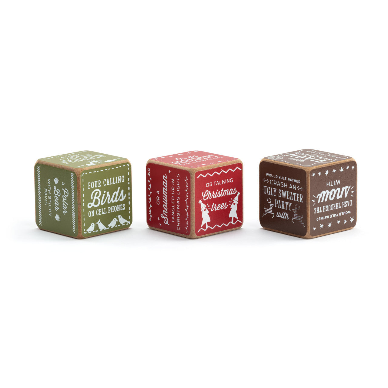 Demdaco Crazy Christmas Would You Rather Dice Set - Great for Festive Fun