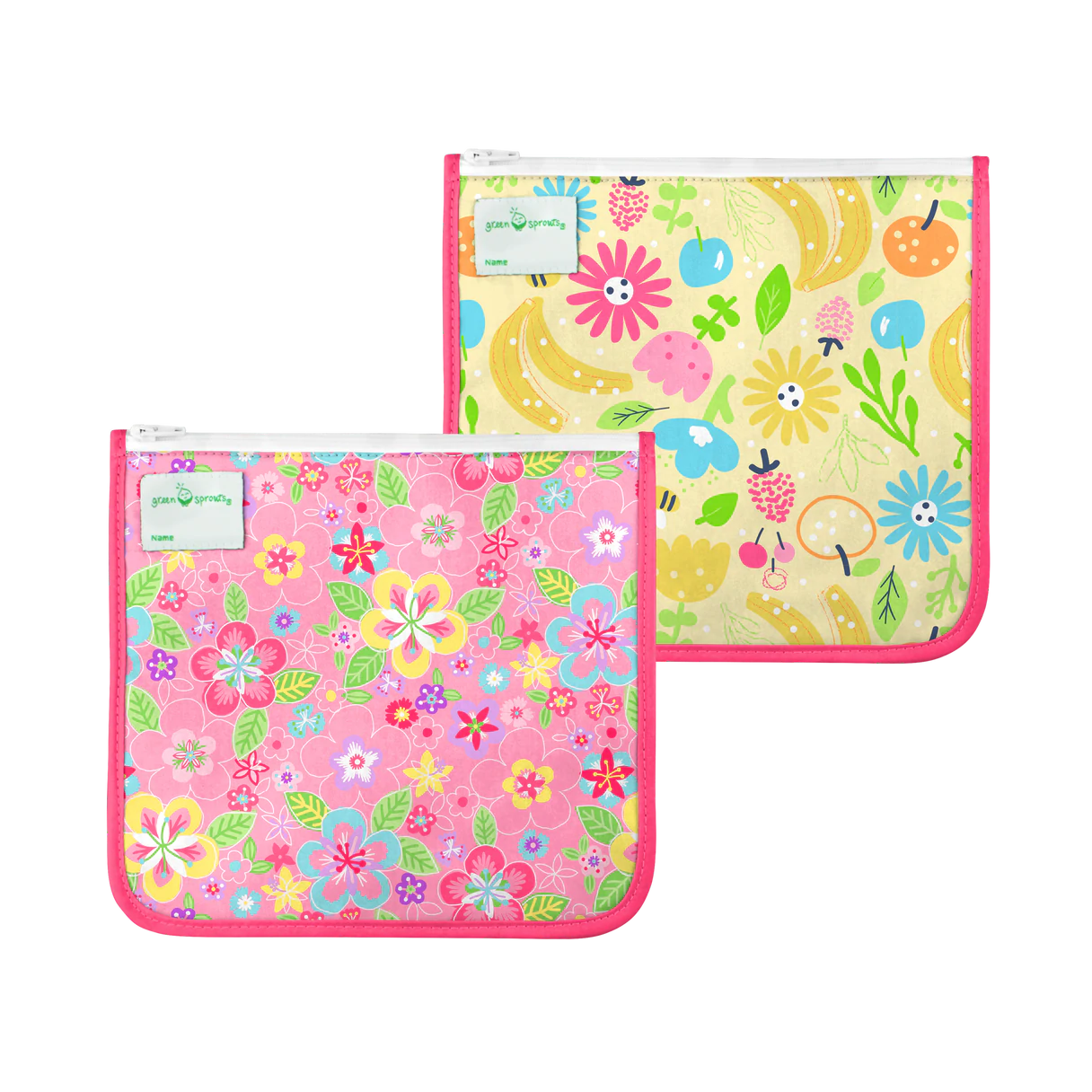 GREAT DEAL! 2-Pack Reusable Insulated Sandwich Bags for Babies, Toddlers & Adults