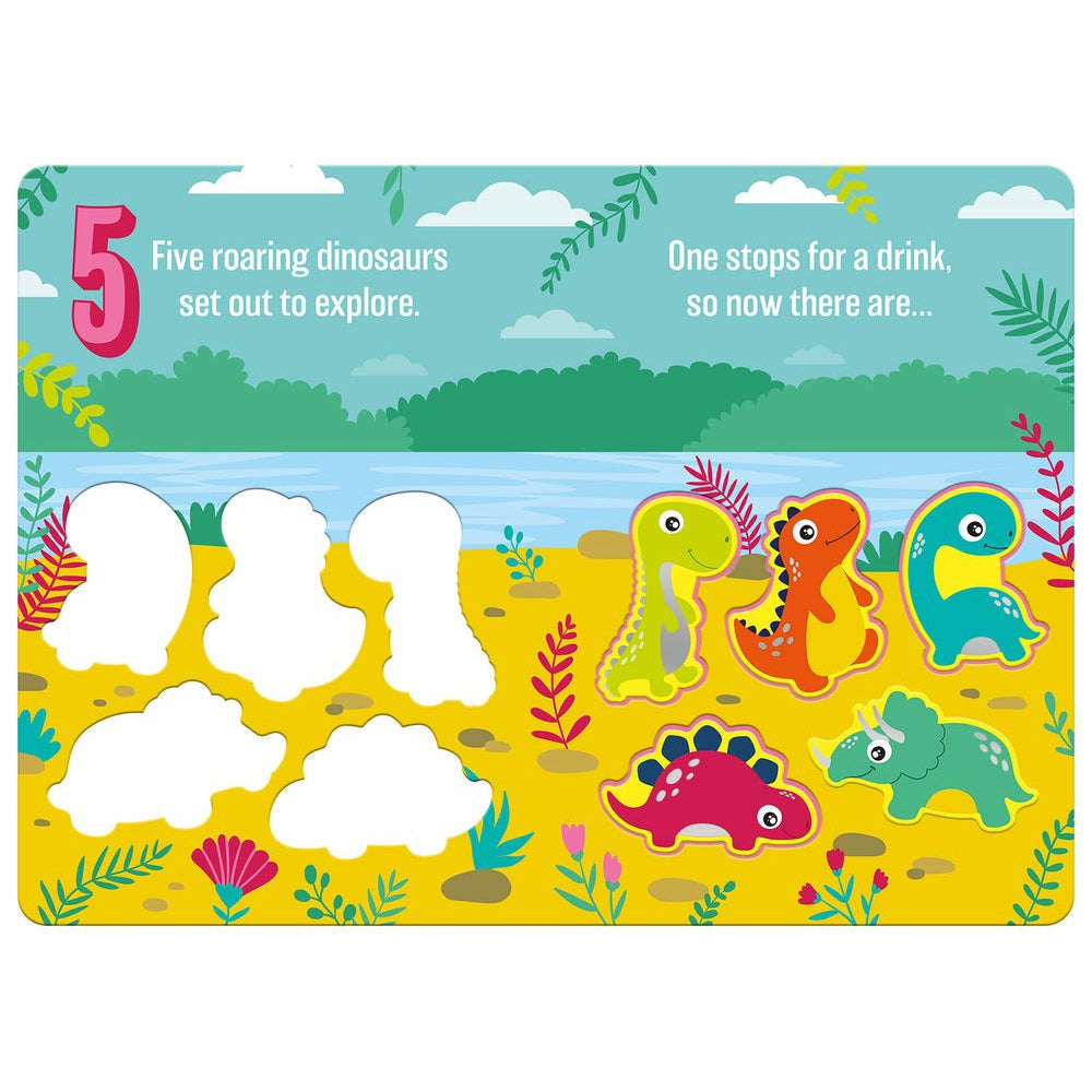 Imagine That Publishing: Five Adorable Roaring Dinosaur Board Book for Early Learning