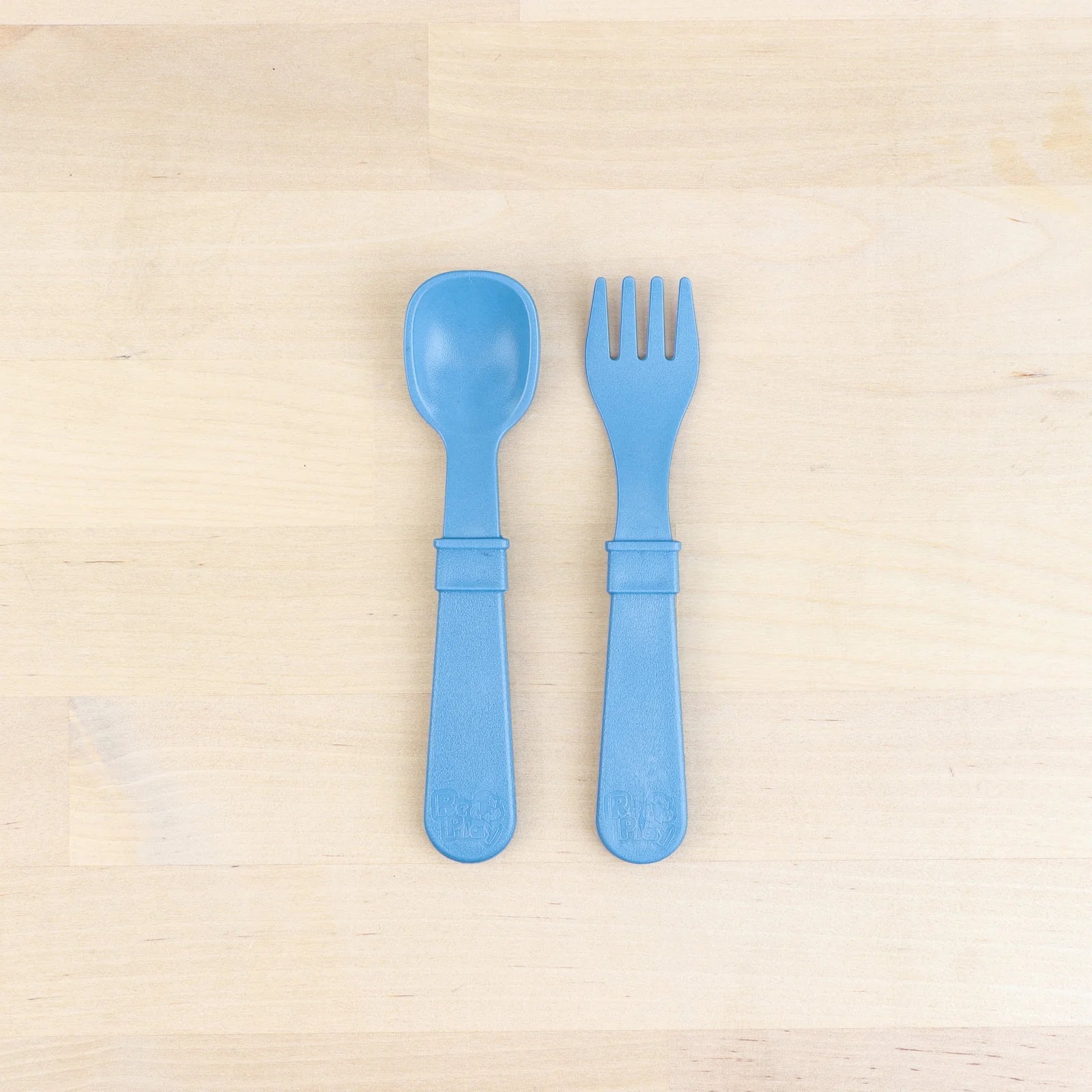 Re-Play Toddler-Friendly Recycled Utensil Set with Vibrant Colors
