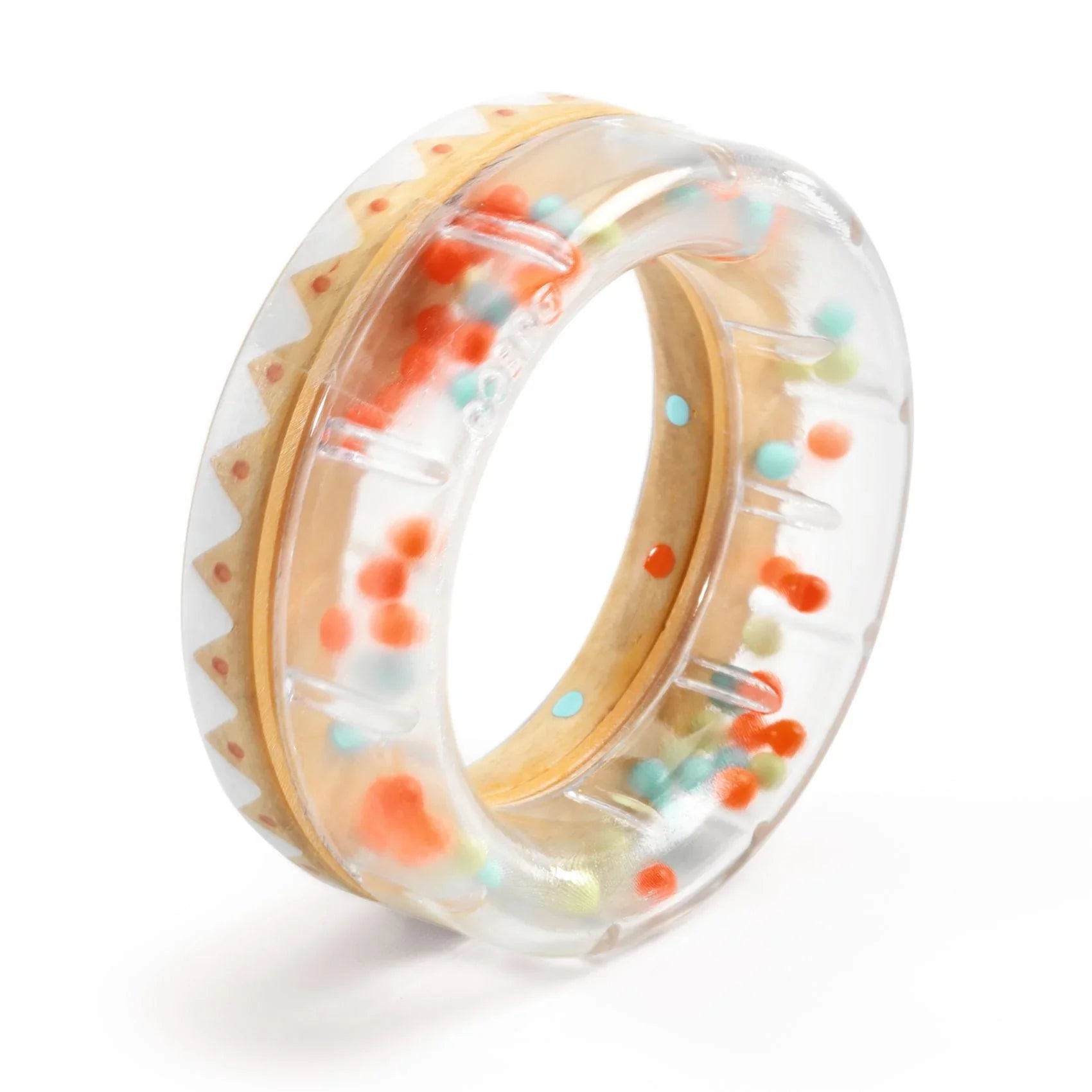 DJECO Baby Ring Infant Rattle - Ideal for 3+ Months