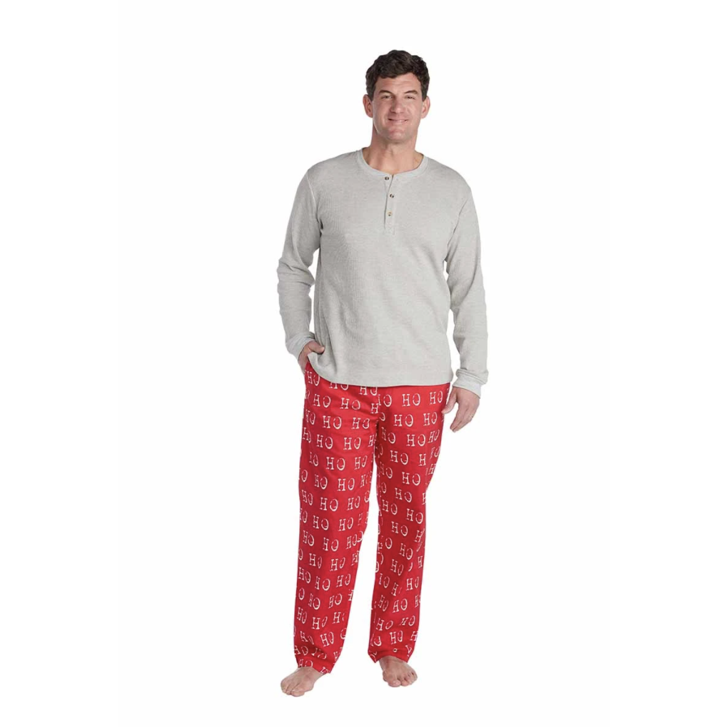 Hot Deal! Mud Pie Dad's HO HO HO Holiday Pajama Set