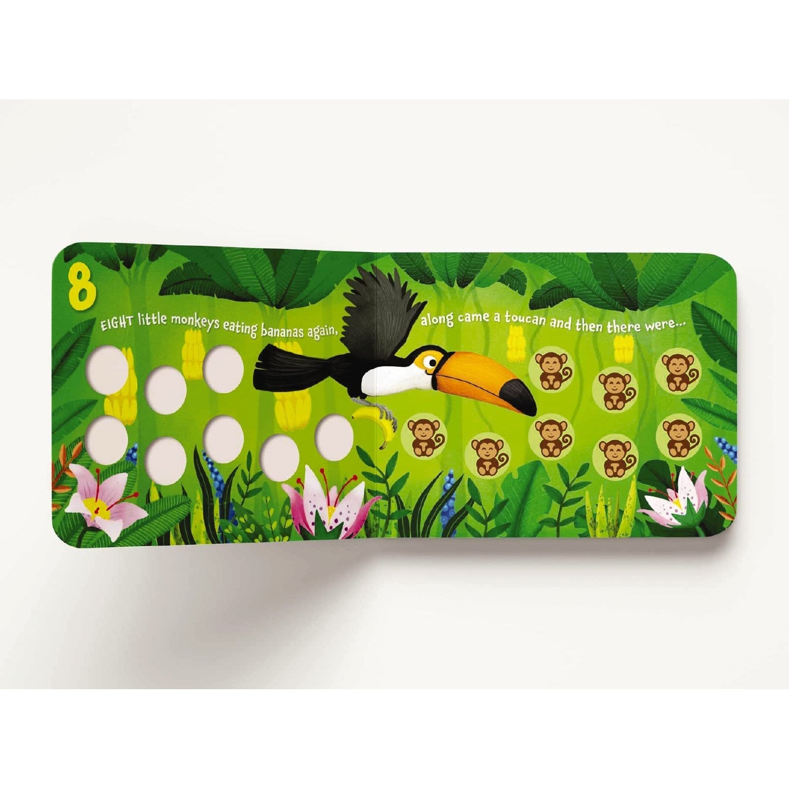 Harper Collins: Magical Counting Storybook - Ten Little Monkeys