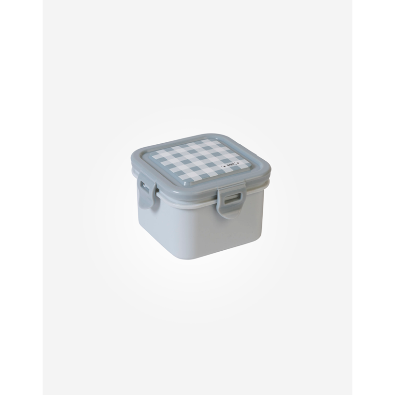Hot Sale! Gray Check Saro Baby Lunch Box Container for Individual Purchase