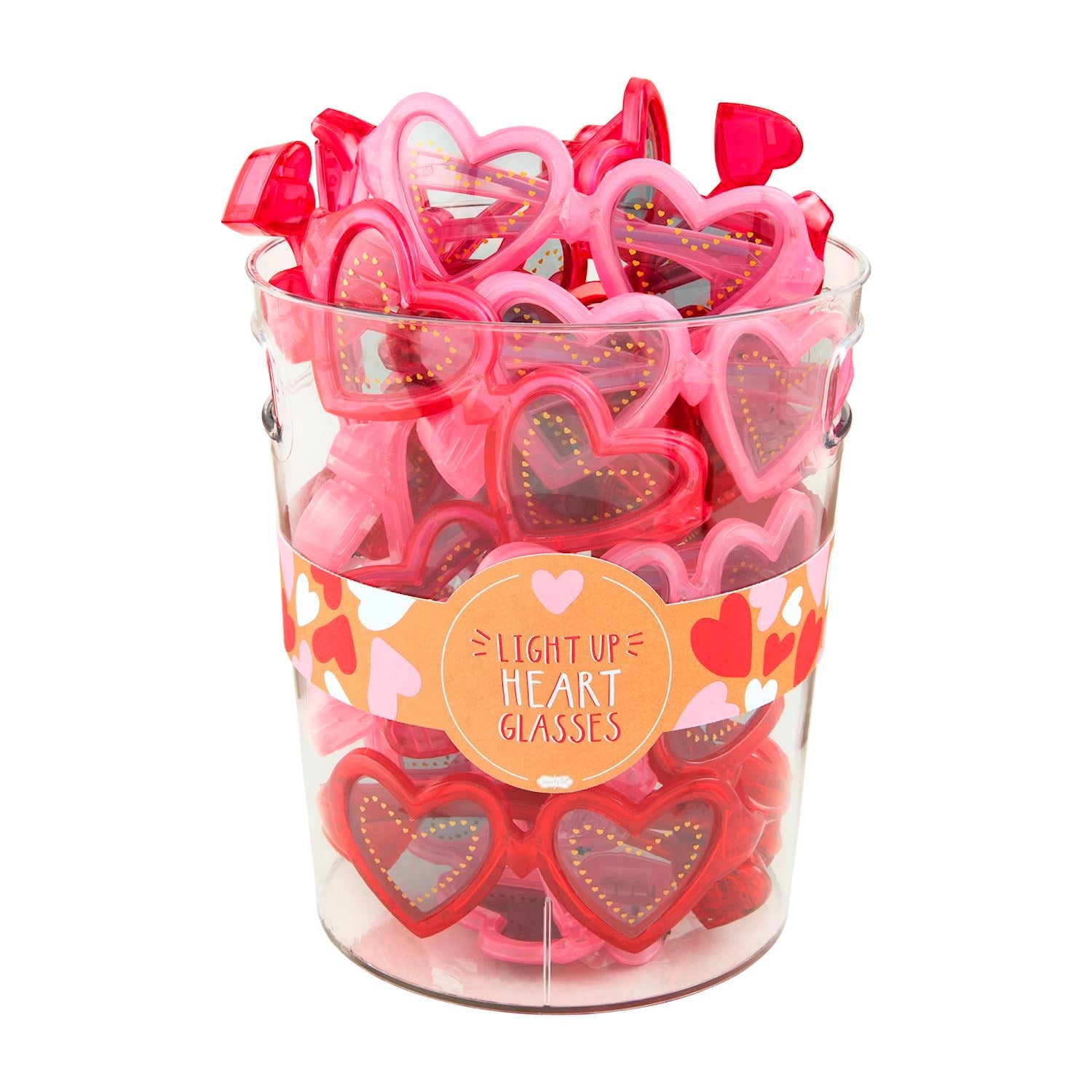 Mud Pie LED Light-Up Heart-Shaped Play Glasses for Kids